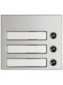 332231 Bticino Pushbutton call 3 keys Sfera Classic Allmetal 332231 Bticino Pushbutton call 3 keys Sfera Classic Allmetal