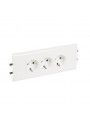 077463 Legrand Mosaic 3x2P+E Socket Schuko for DLP 85mm wh