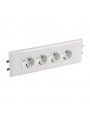 077464 Legrand Mosaic Socket schuko 4x2P+E for DLP 85mm wh 077464 Legrand Mosaic Socket schuko 4x2P+E for DLP 85mm wh
