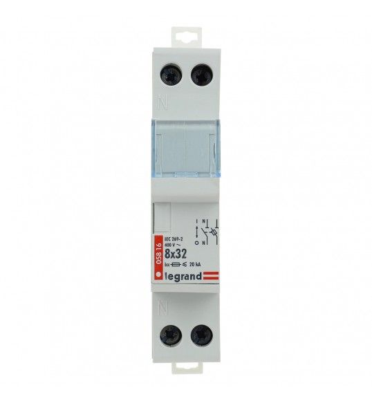 005816 CORTA CIRC. 1P+N 20A 8,5X31,5