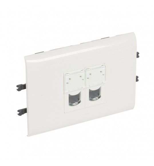 078664 MOSAIC DLP(85) 2XRJ45 CAT6 UTP