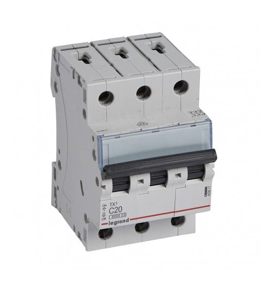 403617 Disjuntor TX� 6kA 3P 400 V 20 A Curva C