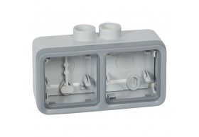 069678 PL-COMP SUP CAJA 2ELE HOR GRIS