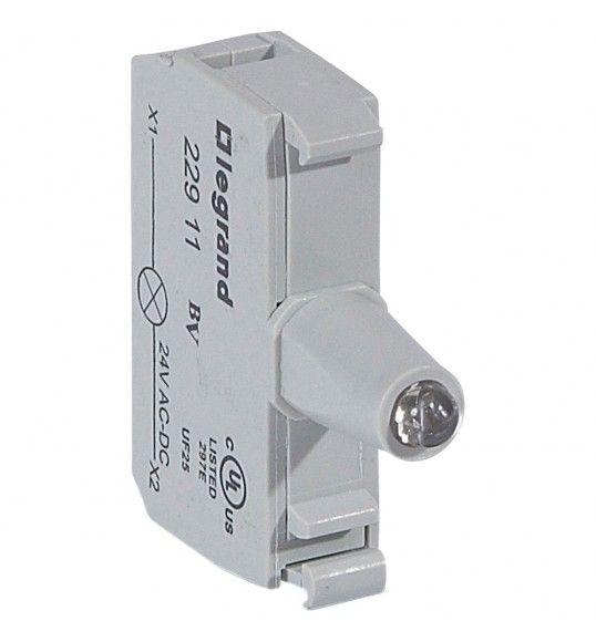 022911 BLOCO LUM LED VERM 24V