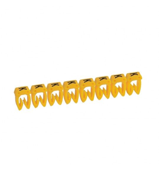 038370 Kennzeichnungssystem CAB 3, fr Leiterquerschnitt 4 bis 6 mm, Buchstabe: K