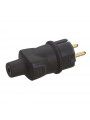 050196 Legrand Rubber extension plug 2P+E 16A black 050196 Legrand Rubber extension plug 2P+E 16A black