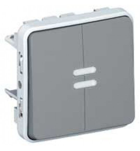 069519  Comutador escada + bot�o luminoso Plexo