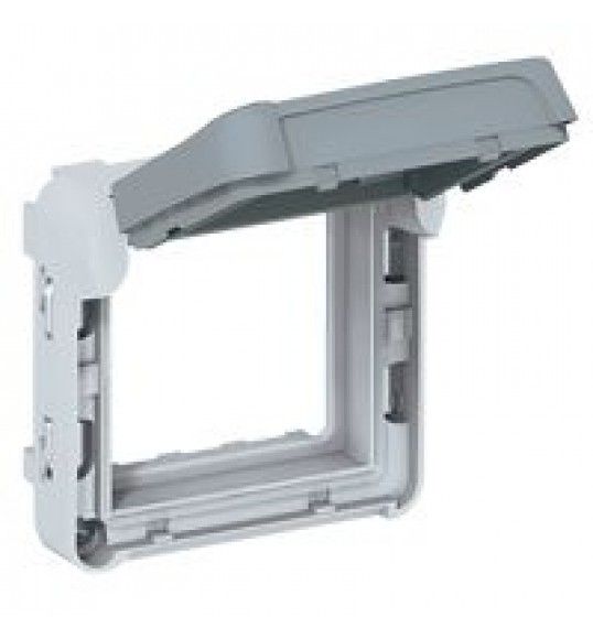 069580 Legrand Adaptat.+Clapet P/Mosaic Gr/Gr