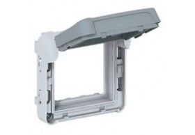 069580 Legrand Adaptat.+Clapet P/Mosaic Gr/Gr