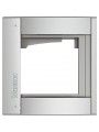 350211 Bticino New Sfera Frame + surround plate 1M Allmetal