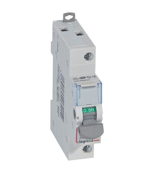 406401 Legrand DX3 INTER SECCIONADOR 1P 20A