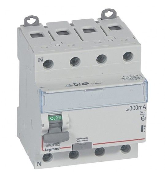 411667 Interruptor diferencial DX3-ID 4P, 400V, 80A 300mA AC