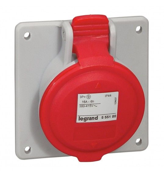 555188 Legrand TOM ENC 3P+T 16A 400V IP44