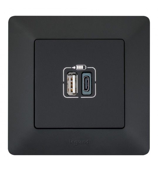 756306 VALENA L-TOM. 2 X USB A+C PRET
