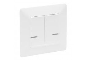 752188 Valena Life with Netatmo double switch 2X250W White