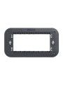 K4704 Living Now Supporto 4 moduli fornito con valva di protezione