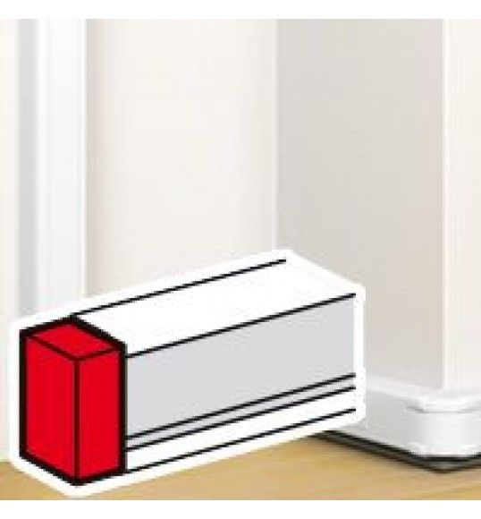 075707 Legrand DLP End-cap for antimicrobial trunking 130x50
