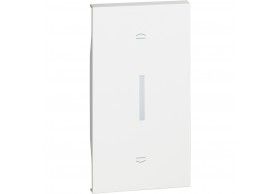 KW06M2 LivingNow 2-modulige Tastenabdeckung fr Rollladenschalter in der Farbe White
