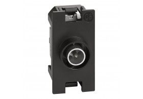 K4202P14 LivingNow 1-modulige TV-Durchgangsdose mit 9,5mm-Buchse