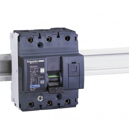 18632 NG125 circuit breaker NG125N 3P 10A C curve