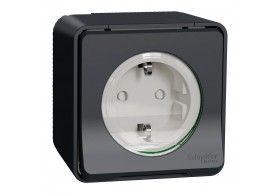 MUR36034  Mureva Styl - socket-outlet - 16A - 2P + E - shutt