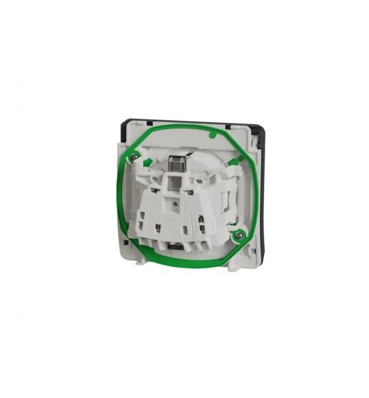 MUR36134 Schneider Mureva Styl PC 2P+T schuko composable IP55 IK08 connexion auto gris