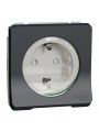 MUR36134 Schneider Mureva Styl PC 2P+T schuko composable IP55 IK08 connexion auto gris