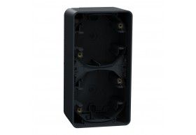 MUR37912  Mureva Styl - surface mounted box - 2 gangs vertic