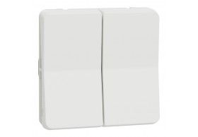 MUR39022  Mureva Styl - double two-way switch - flush and su