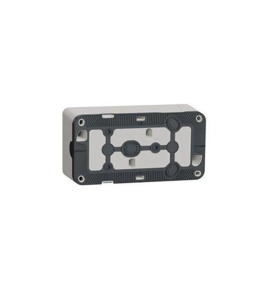 MUR39035  Mureva Styl - double socket-outlet - 16A - 2P + E