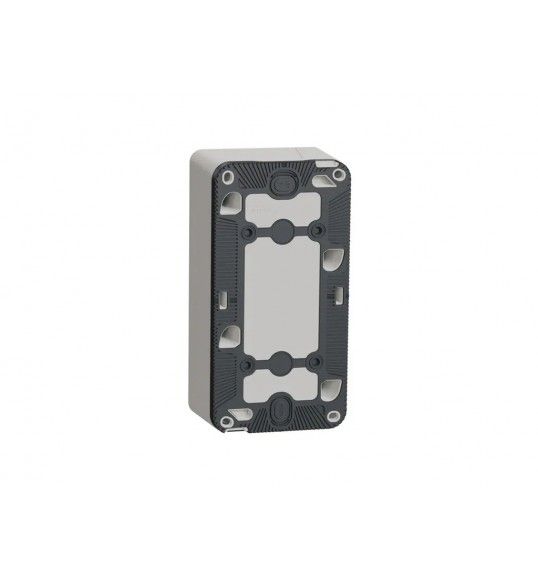 MUR39912 Schneider Mureva Styl Bote 2 postes verticale saillie IP55 IK08 blanc