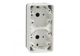 MUR39912  Mureva Styl - surface mounted box - 2 gangs vertic