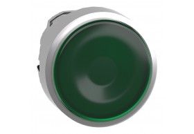 ZB4BW333 Schneider Testa pulsante luminoso verde led