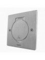 089700 Deckelsatz 1x2-Modul Inox Quad