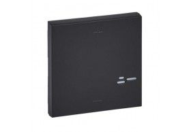 864518A Legrand NILOE STEP Abdeckung f�r 2-Leiter-Dimmer (ohne N-Leiter); Farbe: Schwarz