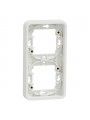 MUR39151 Schneider Mureva Styl Cadre 2 postes vertical encastr IP55 IK08 blanc