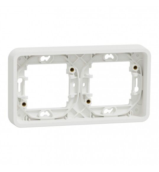 MUR39101  Mureva Styl - fixing frame - 2 gangs - horizontal