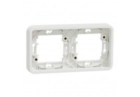 MUR39101  Mureva Styl - fixing frame - 2 gangs - horizontal