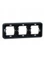 MUR34109 Schneider Mureva Styl Cadre 3 postes horizontal encastr IP55 IK08 gris