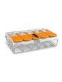 221-415 CONNETTORE WAGO PER 5 COND. FLEX.