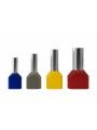 7050300015 Double wire end ferrule 2x1,50 mm2 - 8mm
