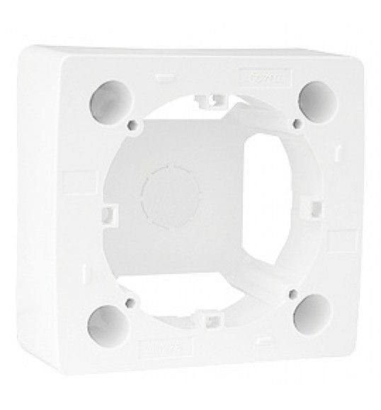 10975ABR CAJA DE SUPERFICIE P/SERIE SIRIUS 70 BLANCA