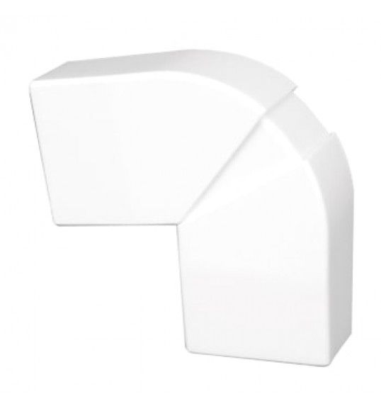 10033ABR Efapel NGULO PLANO VARIVEL P/CALHA 20X12,5 BRANCO