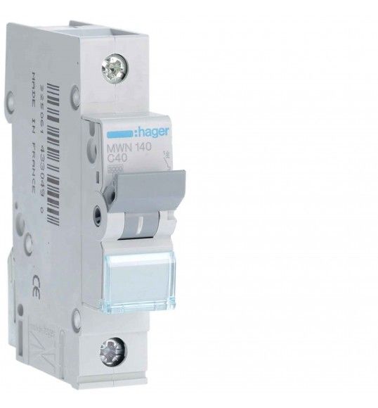MWN140 Disjuntor 1P 40A C 3kA 1M