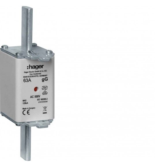 LNH2063M Fus�vel de facas NH2C gG 63A 500V