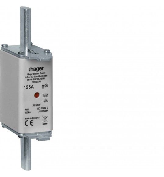 LNH1125M Fusvel de facas NH1C gG 125A 500V
