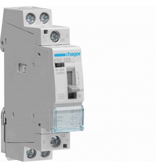 ETC225 CONTACTOR 25A 2NA 230V 1M