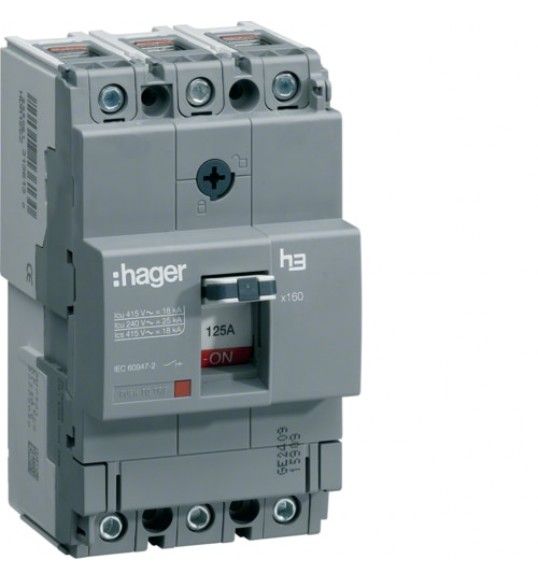 HHA100H Disj. geral x160 3P3D 100A 25kA 4,5M