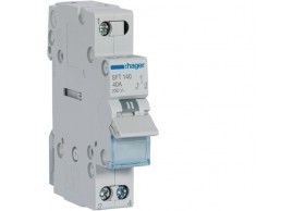 SFT140 1-pole, 40A Centre Off Modular Changeover Switch with