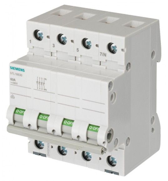 5TL1680-0 Interruptor 80A 3-pole+N